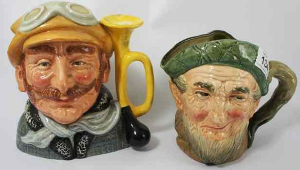 Appraisal: Royal Doulton Large Character Jug Veteran Motorist D and Owd