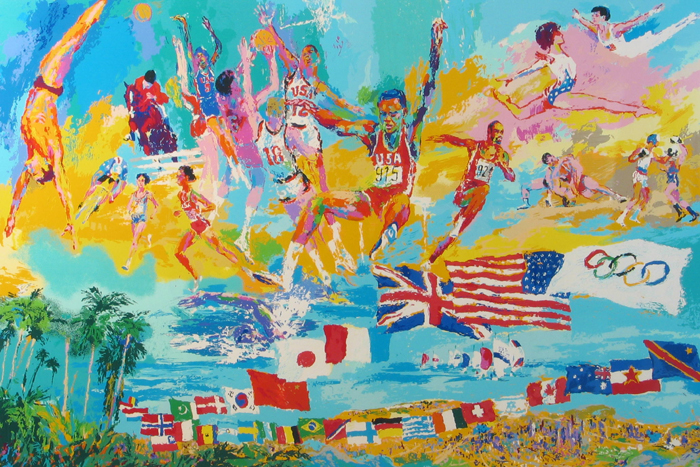 Appraisal: LEROY NEIMAN New York born An original serigraph in vivid