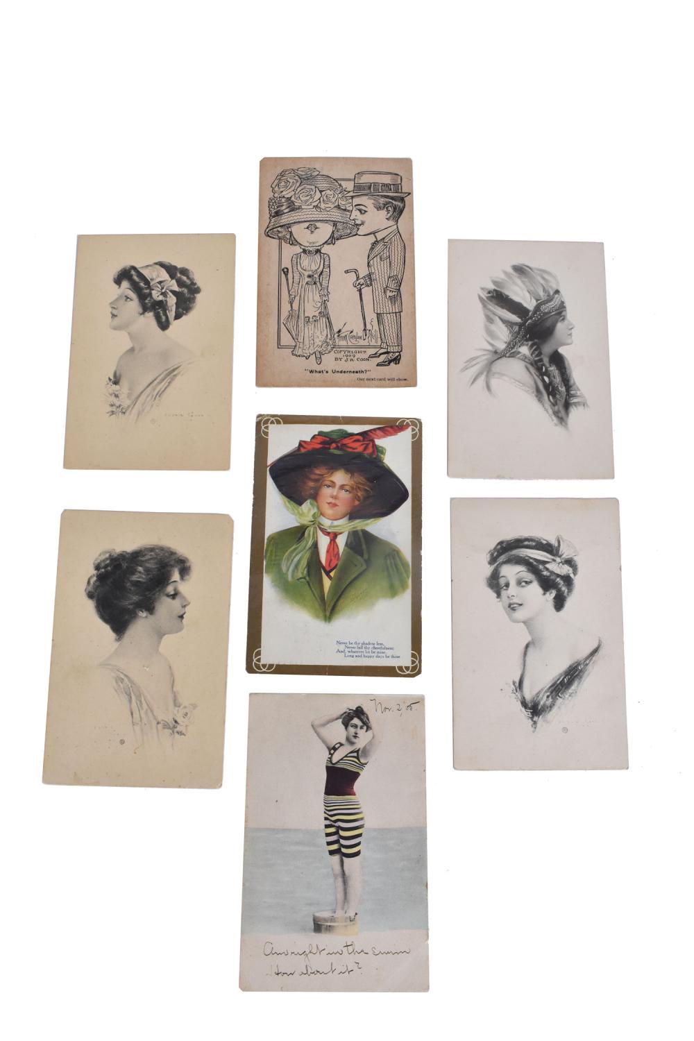 Appraisal: COLLECTION OF VINTAGE POSTCARDSCirca through early st Century Comprises written