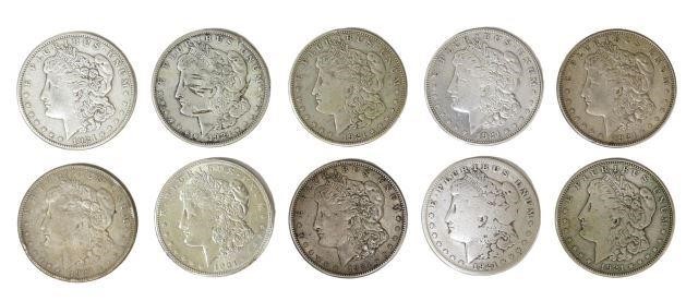 Appraisal: lot of U S Morgan Silver Dollars S