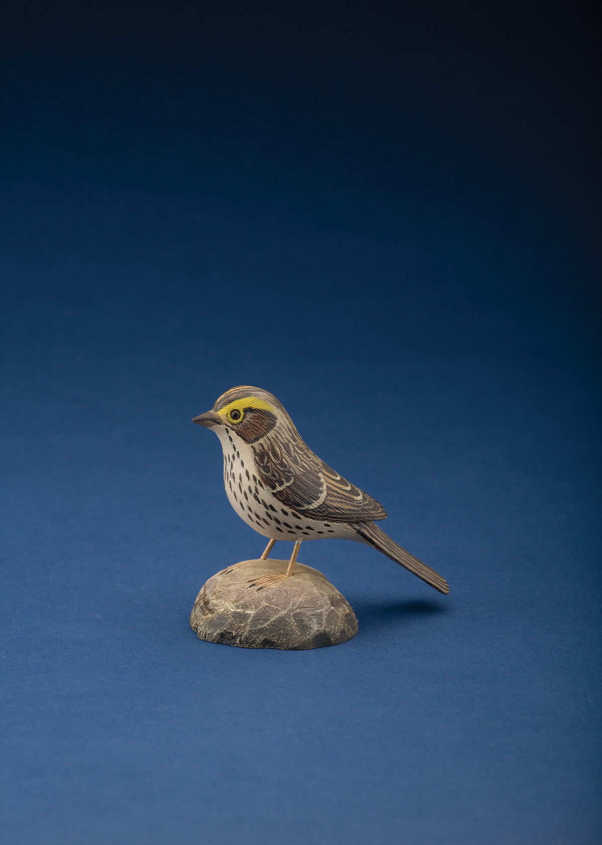 Appraisal: JESS BLACKSTONE AMERICAN - CARVED AND PAINTED SAVANNAH SPARROW CIRCA