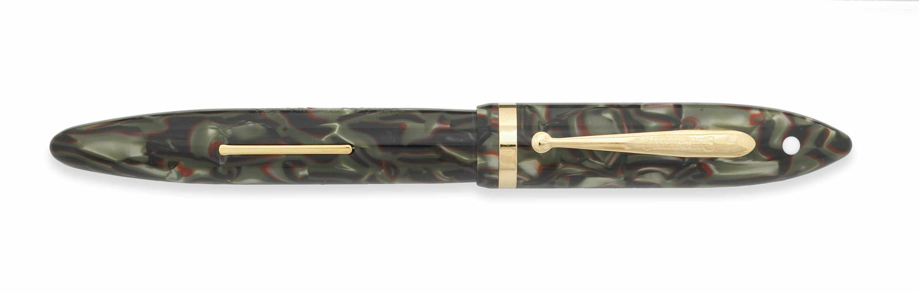 Appraisal: SHEAFFER Balance Limited Edition Fountain Pen Red black gray marbled