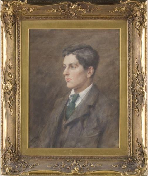 Appraisal: H W Kerr Portrait and Related Scottish Items Henry Wright