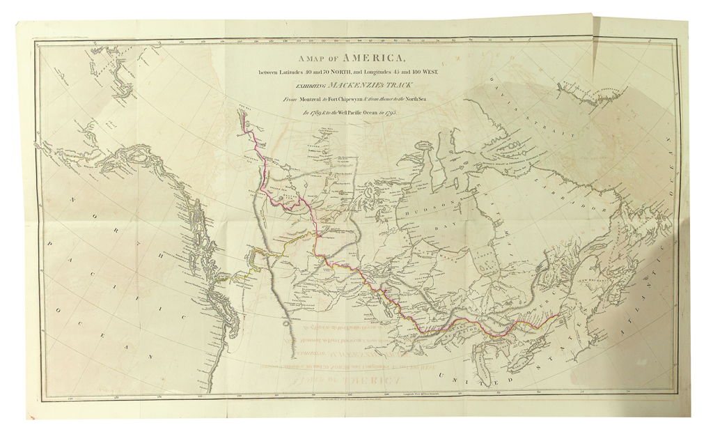 Appraisal: CANADA Mackenzie Alexander Voyages from Montreal on the River St