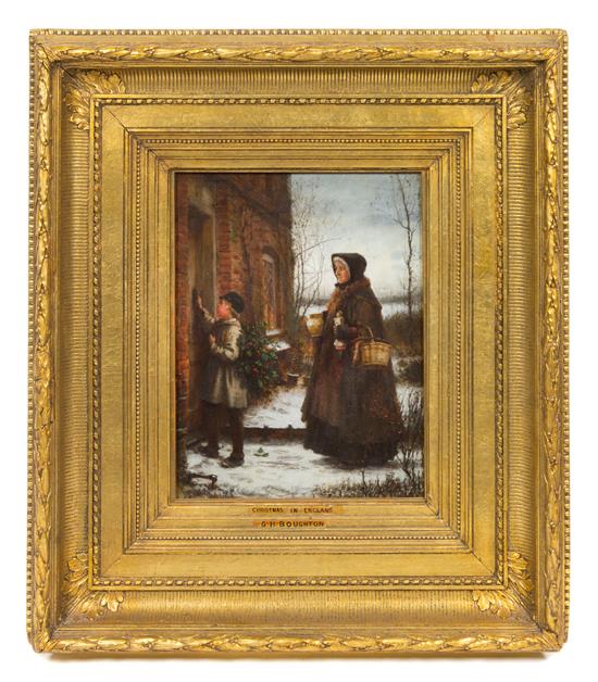 Appraisal: Sale Lot George Henry Boughton British American - Christmas in