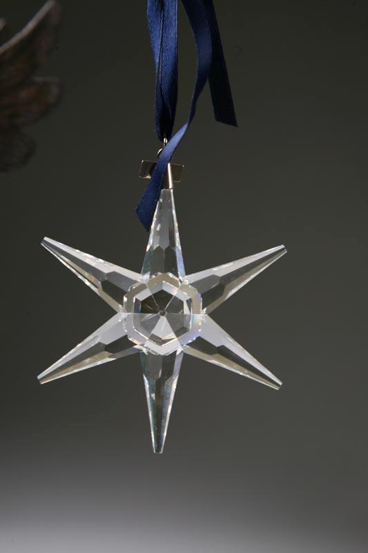 Appraisal: CRYSTAL SNOWFLAKE SWAROVSKI ORNAMENT In original box and marked diameter