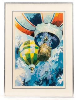 Appraisal: Wayland Moore Hot Air Balloon Serigraph Wayland Moore American b