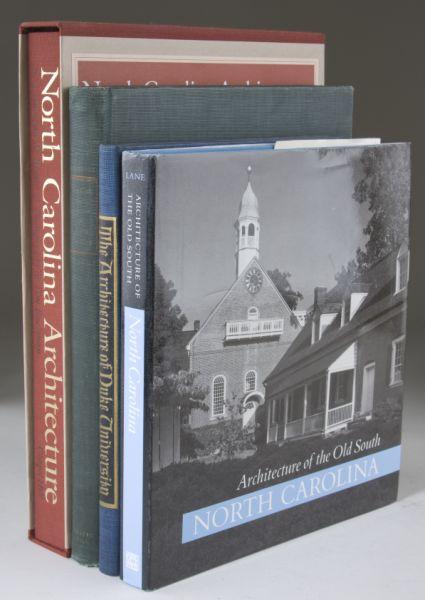 Appraisal: Four North Carolina Architecture Books as follows Waterman Thomas Tileston