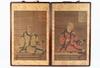 Appraisal: PAIR JAPANESE W CS - Early Meiji Period Paintings on