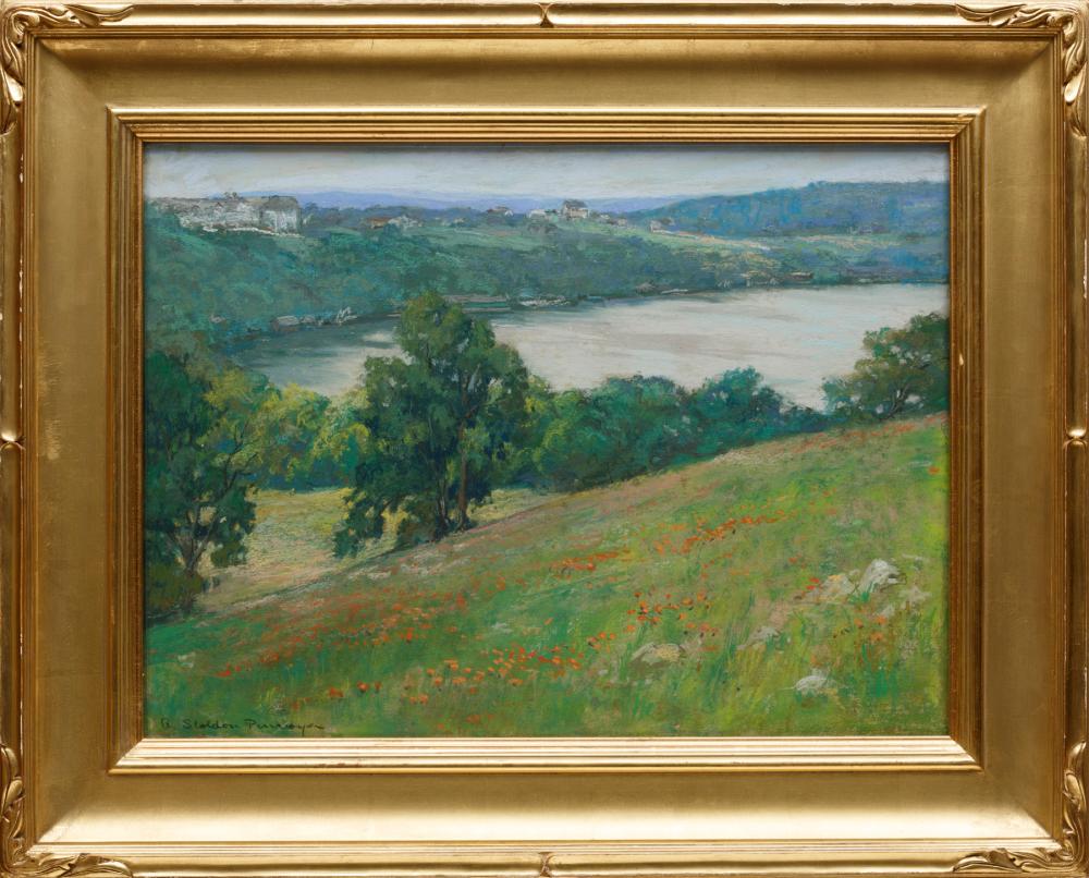 Appraisal: Albert Sheldon Pennoyer American New York - Landscape pastel on