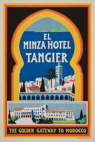 Appraisal: ANONYMOUS EL MINZA HOTEL TANGIER x inches x cm Morrison