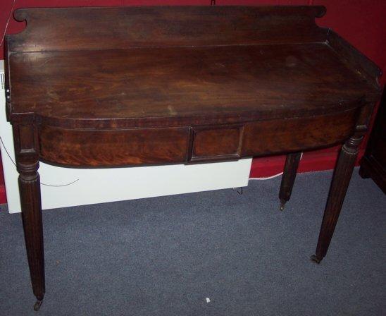 Appraisal: A George IV mahogany side table circa in the manner