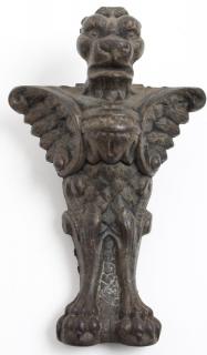 Appraisal: Cast Iron Griffin Leg for a chair or sofa H