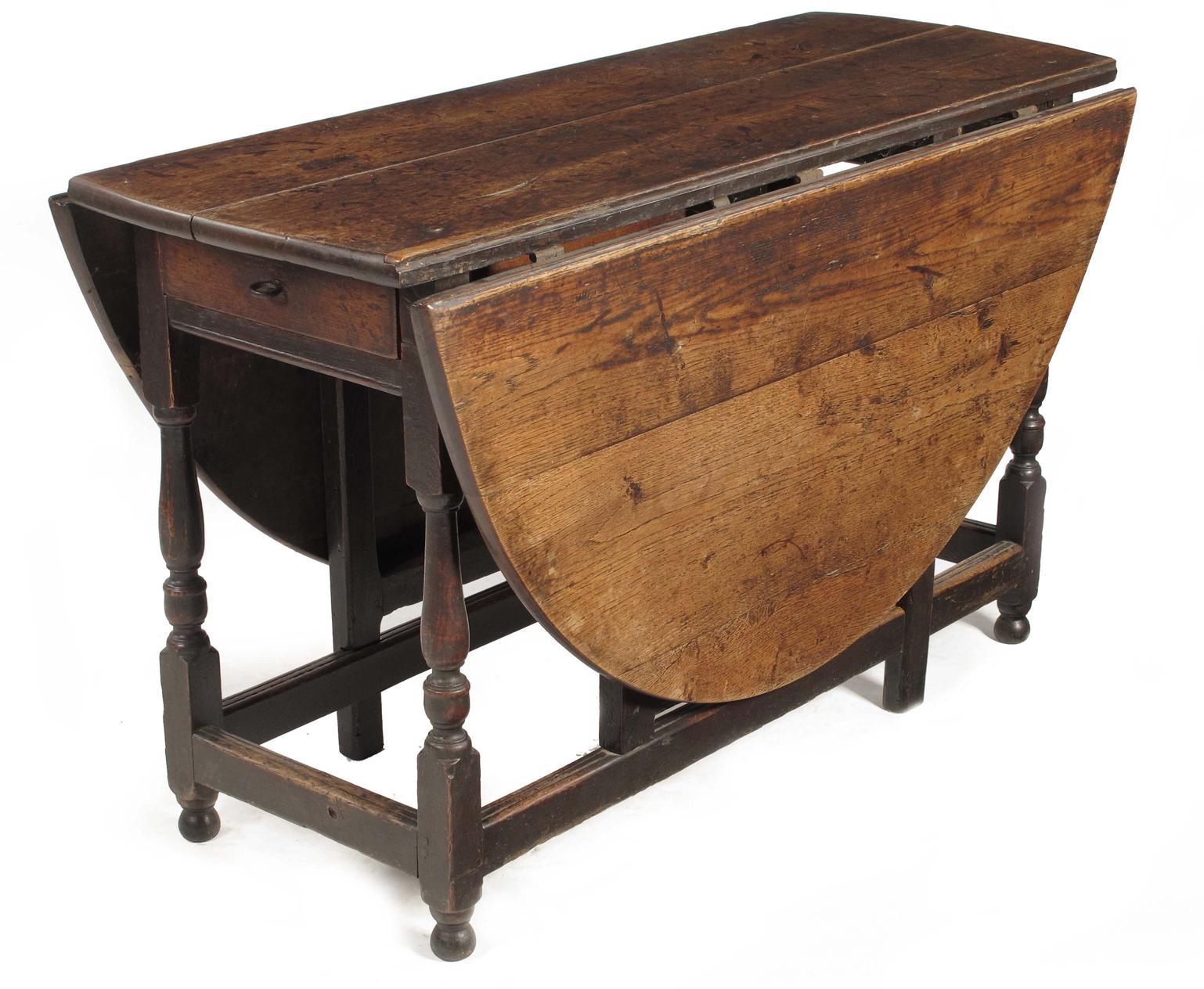 Appraisal: An oak gateleg table