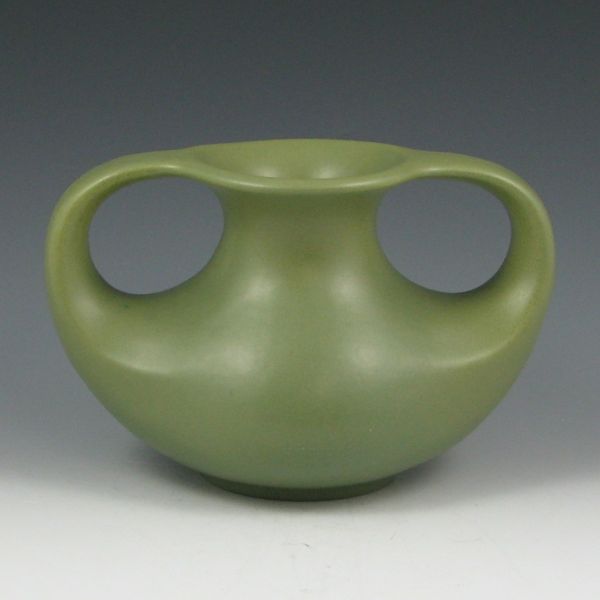 Appraisal: Teco Arts Crafts vase with broad handles in smooth matte