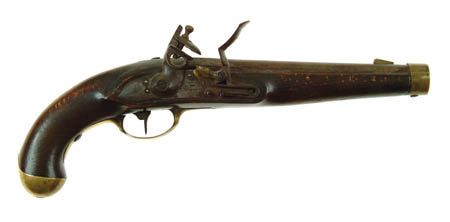 Appraisal: POTSDAM MODEL FLINTLOCK MARTIAL PISTOL Cal SN - part oct