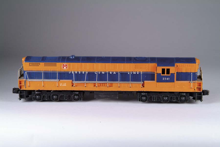 Appraisal: LIONEL JERSEY CENTRAL FM LOCOMOTIVE CONDITION Some chips along the