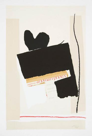 Appraisal: Robert Motherwell - america - la france variations iv b