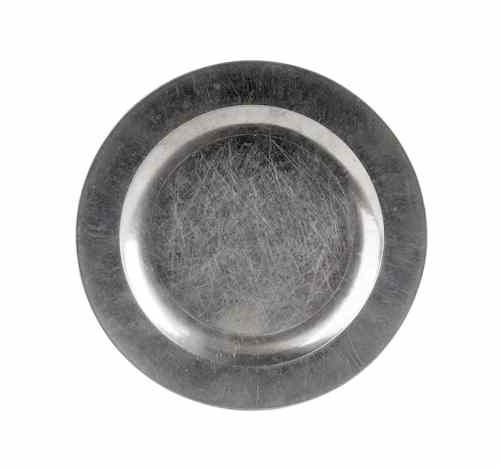 Appraisal: Boston Massachusetts pewter plate ca bearing the touch of John