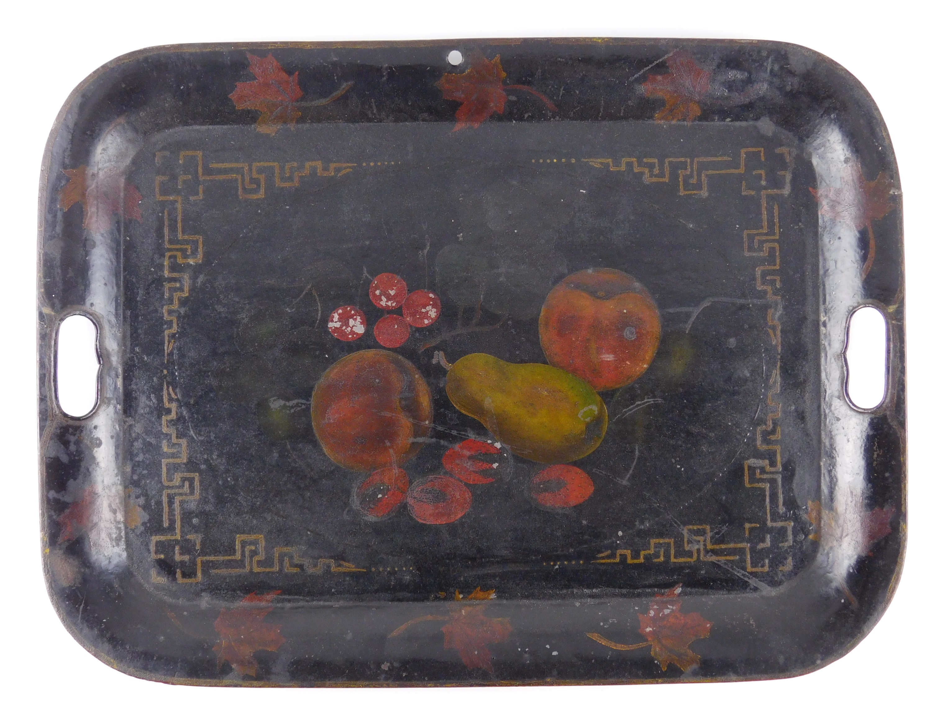 Appraisal: Henry Church American - - Toleware Tray- painted tin tray