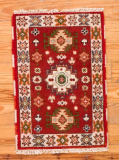 Appraisal: Kazak ' x ' Rug Small Kazak rug with a