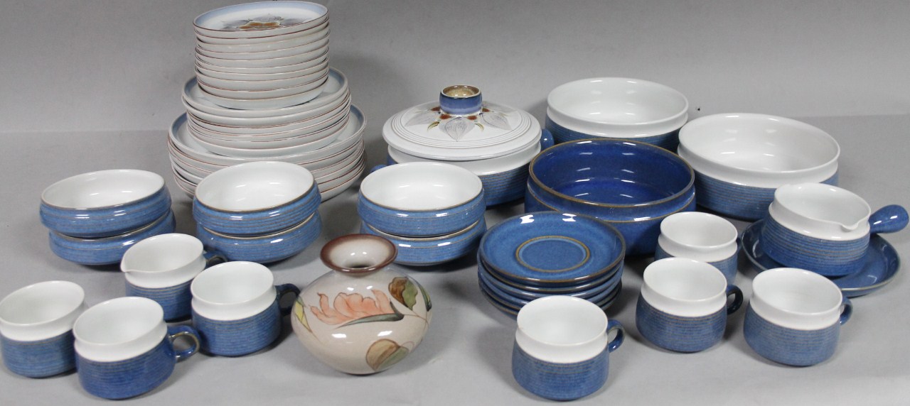 Appraisal: Various Denby Chatsworth pattern dinner ware to include lidded casserole