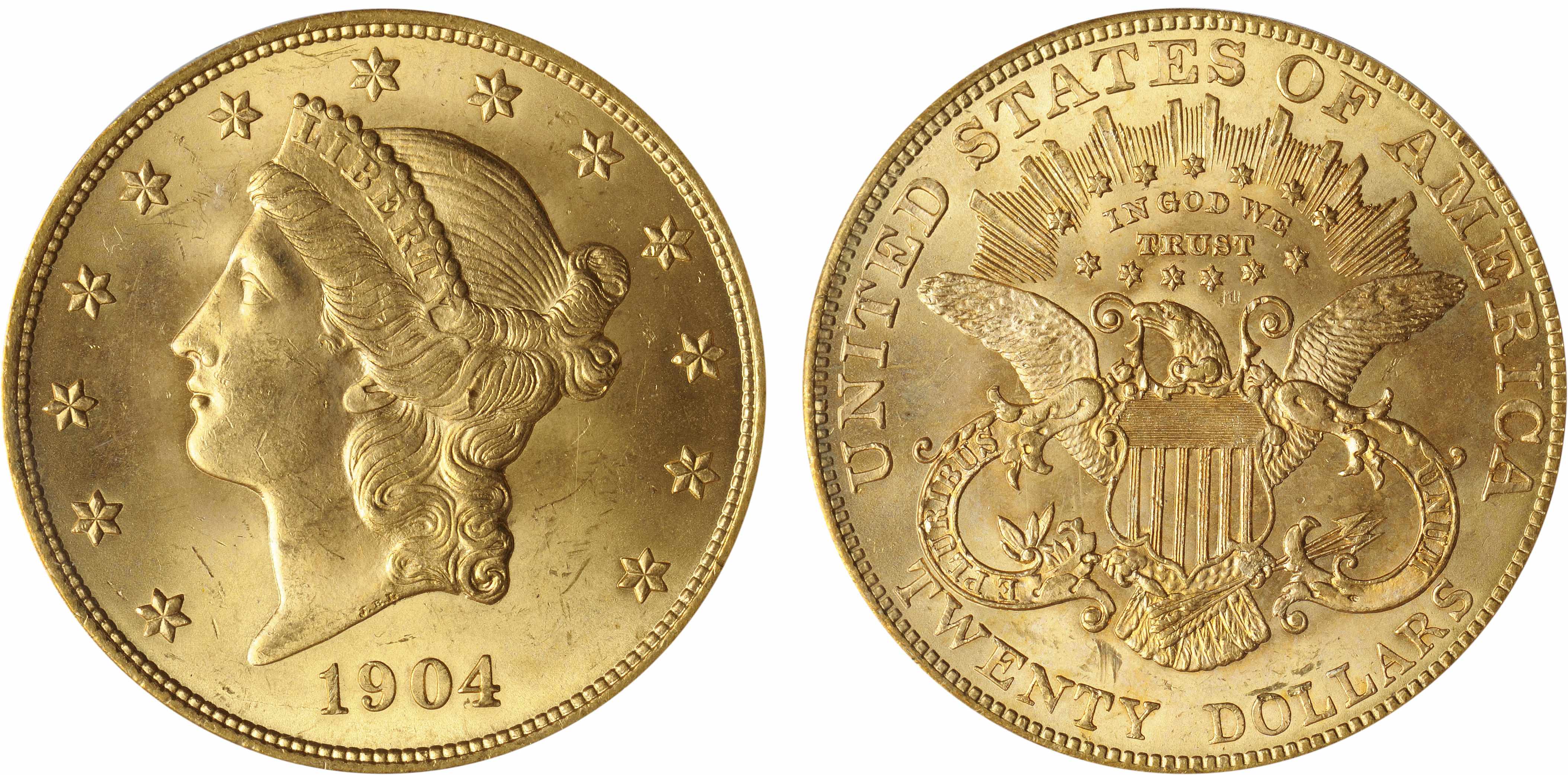 Appraisal: MS PCGS Wholly lustrous with a rich envelope of satiny