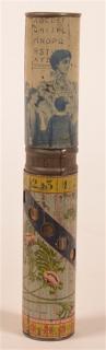 Appraisal: Vintage Tin Lithograph Pencil Holder Pat Nov - l Good