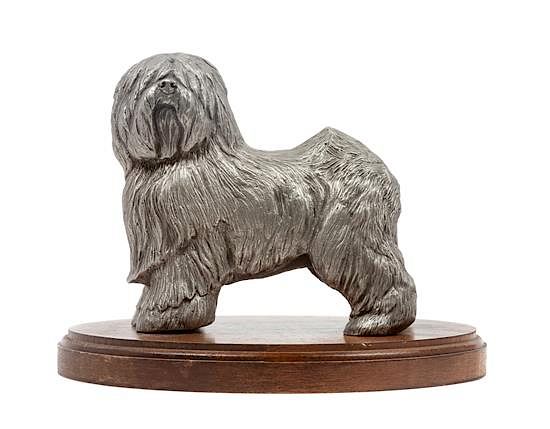 Appraisal: A Pewter Old English Sheepdog Width of base inches A