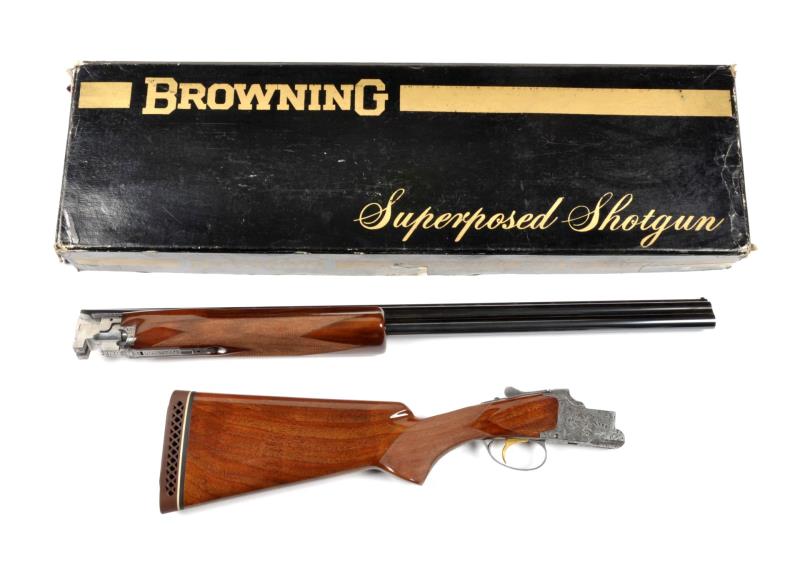 Appraisal: Belgium Browning Superposed G O U Shotgun Serial V This