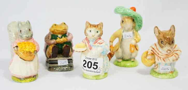 Appraisal: Royal Albert Beatrix Potter Figures Benjamin Bunny Mrs Ribby Mrs