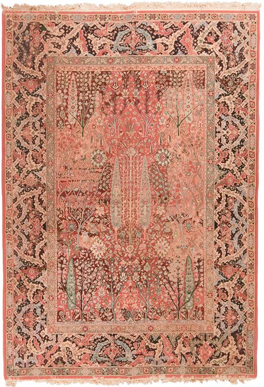 Appraisal: Machine made Persian design rug power loomed in Egypt x