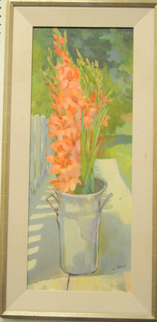 Appraisal: J Dalton th C oil on canvas still life of