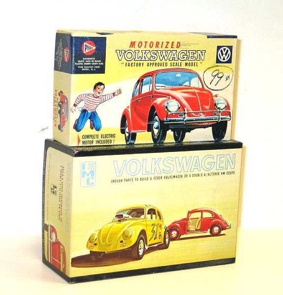 Appraisal: Volkswagen German model kits Lot comprising assortment of Volkswagen cars