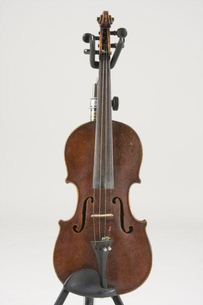 Appraisal: German Violin Gohlis Stamp on Back ca two-piece back no