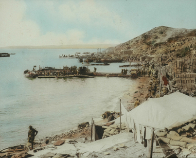 Appraisal: Padre William Dexter - View of Anzac Cove during World