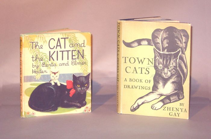 Appraisal: vols Illustrated Books - Cats Gay Zhenya Town Cats A