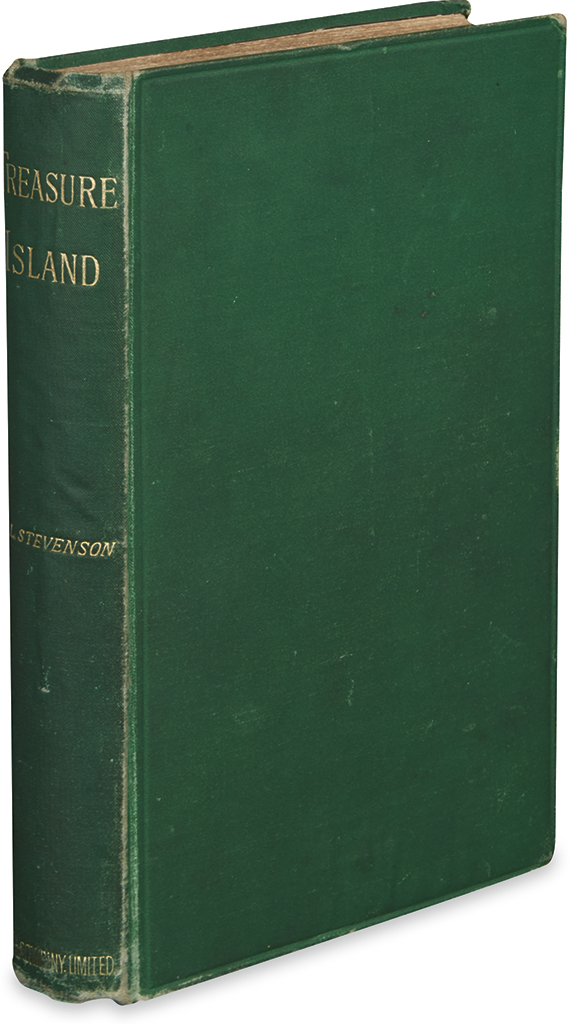 Appraisal: STEVENSON ROBERT LOUIS Treasure Island Frontispiece map in four colors