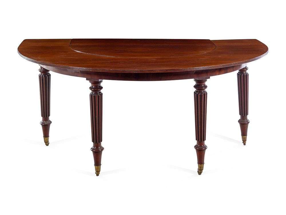 Appraisal: A Regency Mahogany Hunt Table A Regency Mahogany Hunt Table