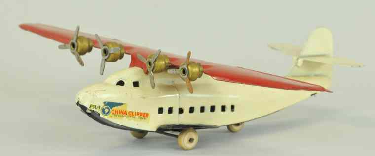 Appraisal: 'CHINA CLIPPER'' Wyandotte pressed steel red wings white fuselage features