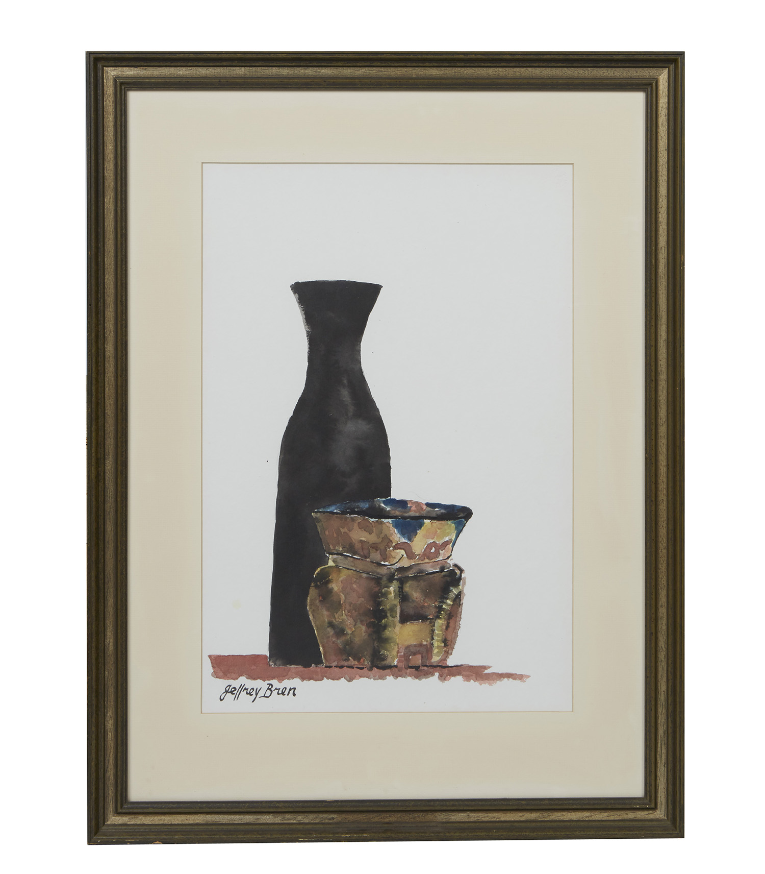 Appraisal: JEFFREY BREN - Still Life watercolour on paper signed lower