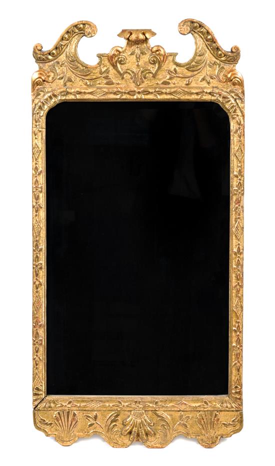 Appraisal: Sale Lot A George II Giltwood Mirror mid- th century