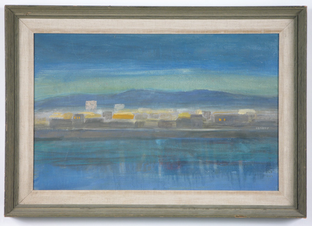 Appraisal: CHARLES HEANEY PASTEL AND MIXED MEDIA ON PANEL Oregon -