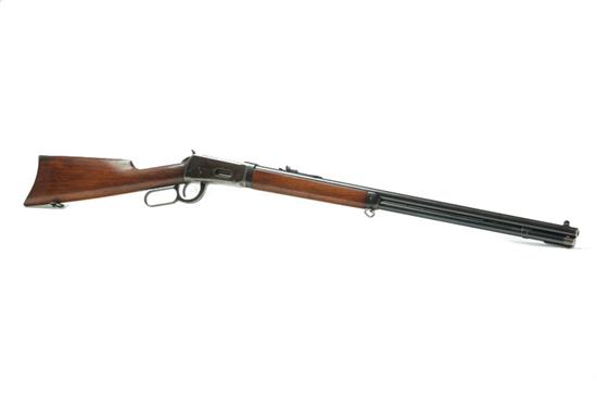 Appraisal: WINCHESTER LEVER-ACTION RIFLE Caliber W S '' round barrel walnut