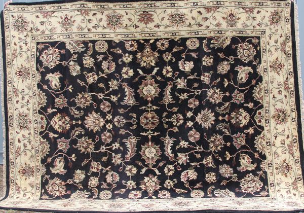 Appraisal: Indo Tabriz rug ' x ' EST '