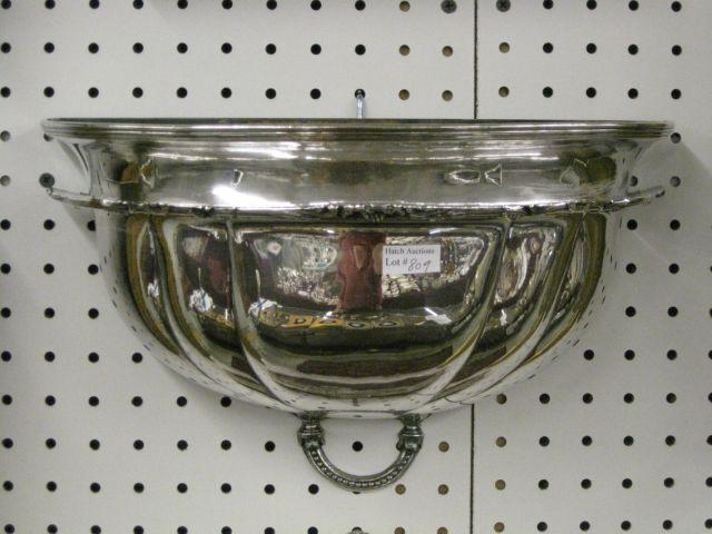 Appraisal: Sheffield Silverplate Half Dome Wall Sconce x