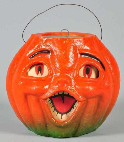 Appraisal: American Pulp Choir Boy Jack-O-Lantern Description Original green closure on