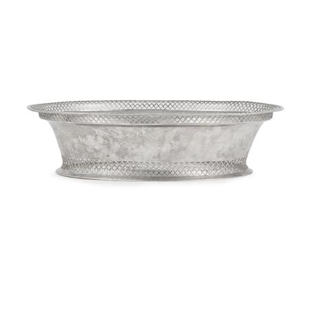 Appraisal: George V Silver Basket Estimate -