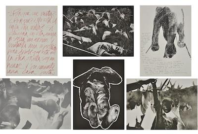 Appraisal: Rafael Canogar Spanish b Six lithographs from La Violencia suite