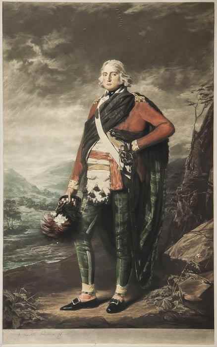 Appraisal: Henry Macbeth-Raeburn - Sir John Sinclair mezzotint printed in colour